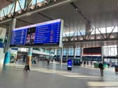 Grand Central Station in Belfast has been the recent focus of a row over Irish language signs