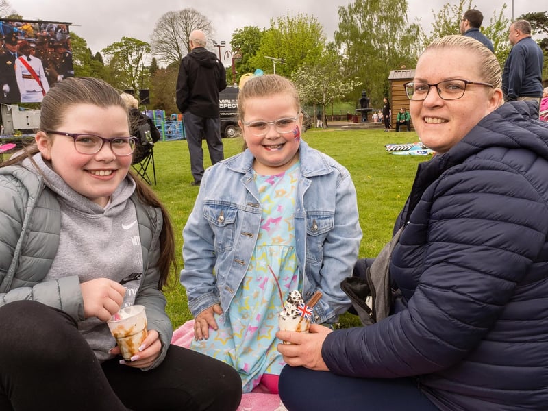 Enjoying the celebrations at the People's Park.