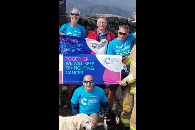 Noel McKee, Stephen Brown, Craig Bell and Davy Ross pictured during a previous challenge.