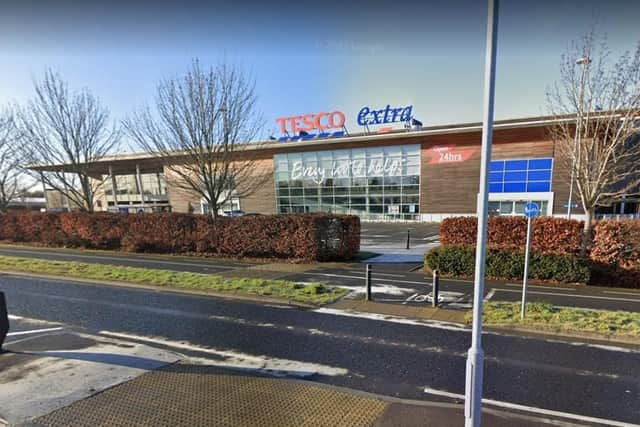 Tesco store in Craigavon, Co Armagh Photo courtesy of Google.