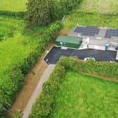 Aerial view of the Moneymore plant.