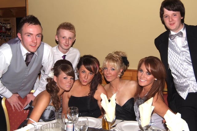 Connor Leighton's table at the Dominican formal in 2010
