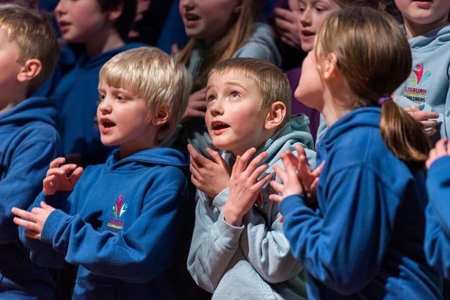 Lisburn Children's Community Choir performed songs from the shows at Lisburn Cathedral