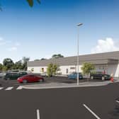 An artist's impression of the new Carryduff store. Image submitted by Lidl