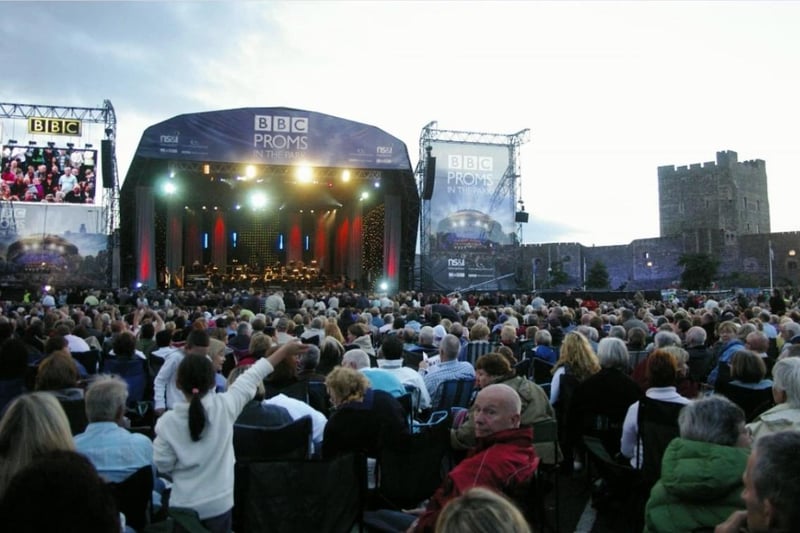 A full house for the Proms in the Park from Carrickfergus in 2007.