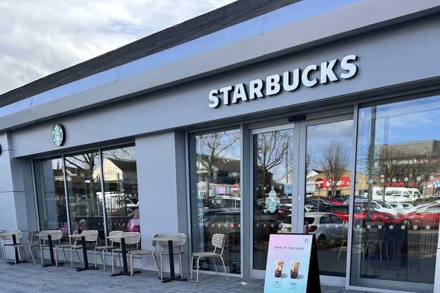 The new Starbucks store which has opened at Meadowlane shopping centre in Magherafelt. Credit: National World
