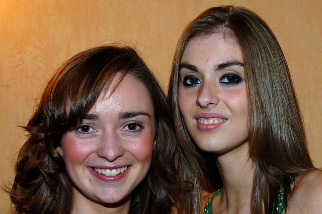 Pictured at the Rainey Old Pupils Association formal held in Gardiners Restaurant in 2007 were Claire Douglas and Neave Anderson.