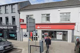 Santander Branch in Magherafelt which is set to close on June 24.