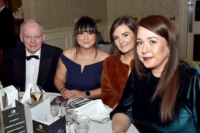 Guests from CTC Interiors, Cookstown from left, Joe Barber, Aine McIvor, Ruth McAuley and Stacey McIlroy. MU46-208.