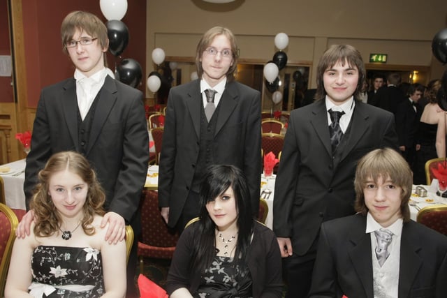 These young gentlemen and ladies were pictured at the Dalriada Formal in 2008 at the Royal Court in Portrush.