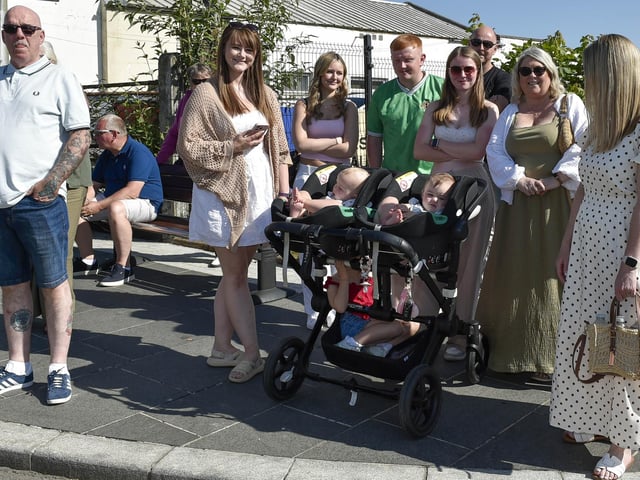 Hundreds lined the streets for the annual Royal Black Institution parade in Lurgan on Tuesday morning.