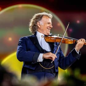 Violinist and conductor Andre Rieu will be entertaining audiences across the UK and Ireland in 2027