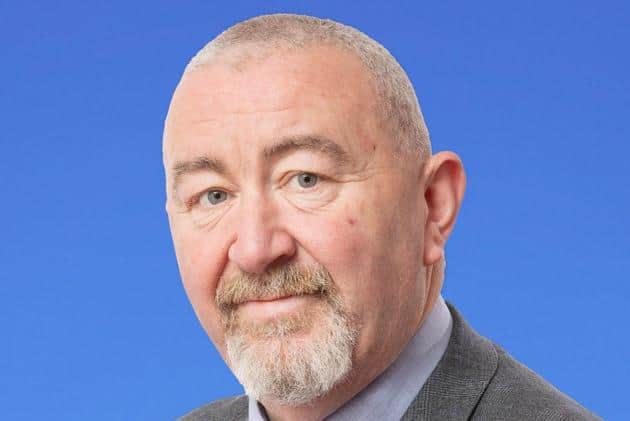 Cllr Brian Higginson has raised concerns about the potential closure of the ambulance station at Purdysburn. Pic credit: McAuley Multimedia