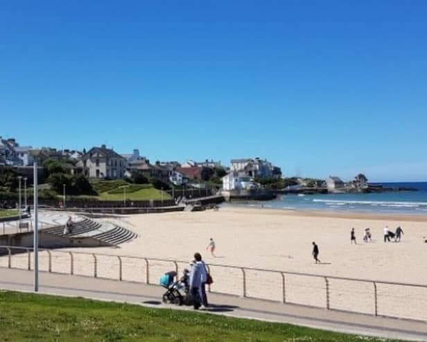 Council was advised by DAERA Marine & Fishery Division of a report of slurry being washed onto East Strand, Portrush from a culvert on Wednesday night. Credit Causeway Coast and Glens area. Credit Causeway Coast and Glens area