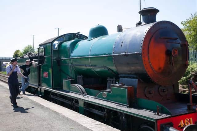 100-year-old steam engine No. 461 was used in the Whitehead film shoot (archive image).