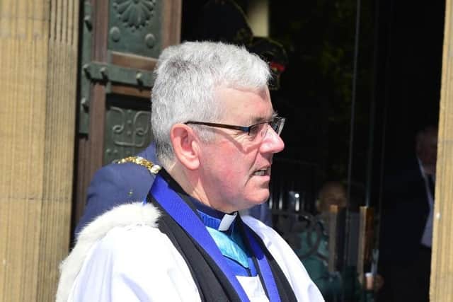 Dean Stephen Forde, at Belfast Cathedral. Picture by: Arthur Allison/Pacemaker Press
