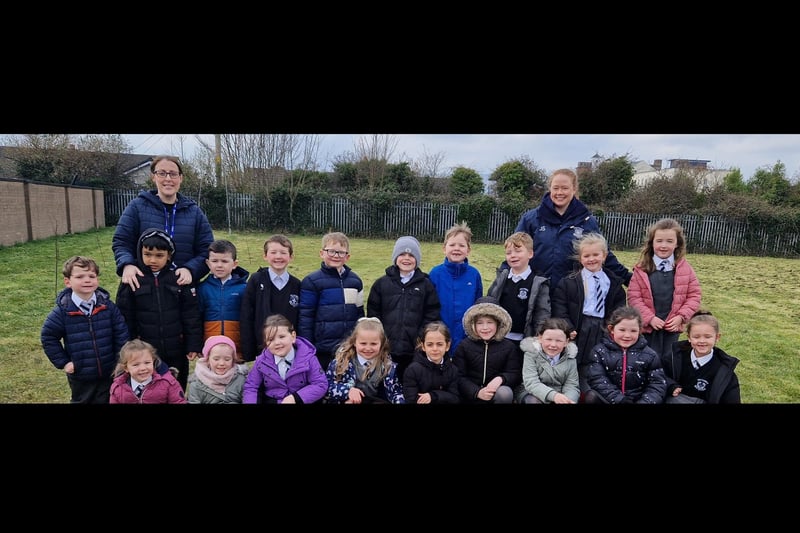 Young pupils at Victoria PS.