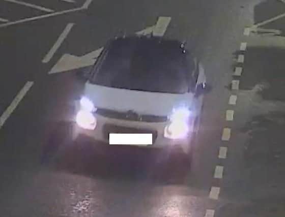 Police have released images of a vehicle they want to trace.