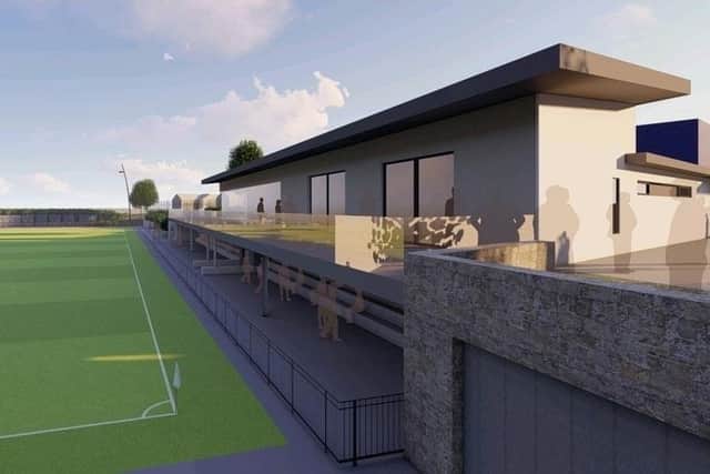 How the new facilities at Stanley Park could look. Pic credit -Lisburn Rangers Boys Youth Academy social media.