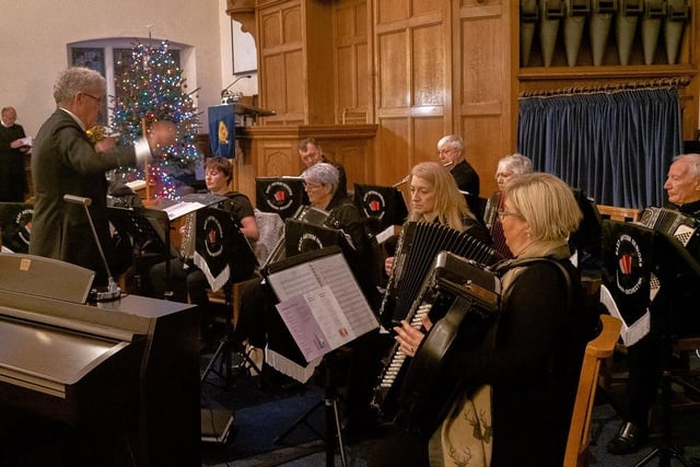 Seasonal sounds from East Antrim Senior Accordion Orchestra.