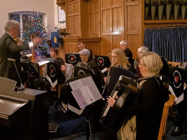 Seasonal sounds from East Antrim Senior Accordion Orchestra.