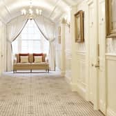 Ulster Carpets designs and manufactures bespoke carpets for hospitality projects across the world, such as The Goring in London - the only hotel in the world to be granted a Royal Warrant for hospitality services. Picture: Ulster Carpets