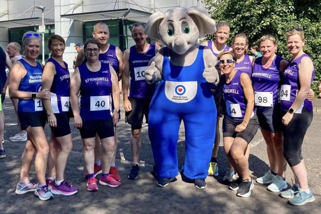 In glorious sunshine, 111 adults and 31 children took part in the Ulster 5K and 1.5K Children’s Race held at the Coleraine campus of Ulster University on Saturday 2 September 2023, raising almost £1500 for the RAF Benevolent Fund.