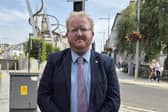 Councillor Gary Hynds questions whether CCTV footage can be used to prosecute dog fouling offenders. Pic credit: LDRS