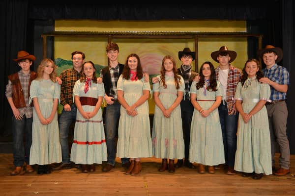 Cast members from Loreto College’s production of Oklahoma!