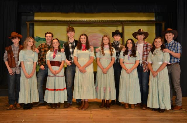 Cast members from Loreto College’s production of Oklahoma!