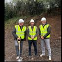 Rainey RFC breaks ground on new £1 million clubhouse redevelopment and mental health fundraising campaign. Picture: released on behalf of Rainey RFC.