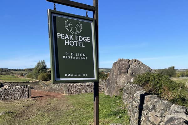 The Peak Edge Hotel is perched above the historic market town of Chesterfield. Image: Peak Edge Hotel