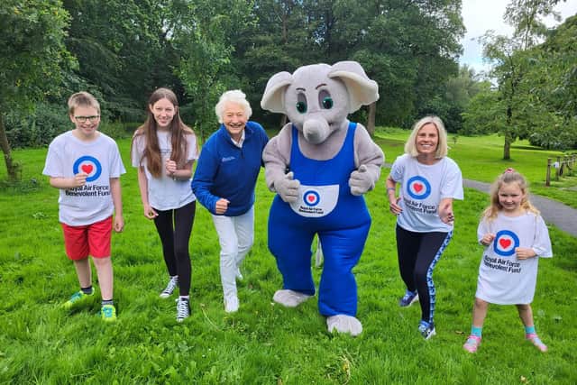 Olympic gold medallist, Lady Mary Peters is encouraging people across the province to “get up and go” to the Ulster 5K and 1.5K Children’s Race to be held on Saturday 2 September  at the Coleraine campus of Ulster University to raise funds for the RAF Benevolent Fund. Credit The Royal Air Force Benevolent Fund