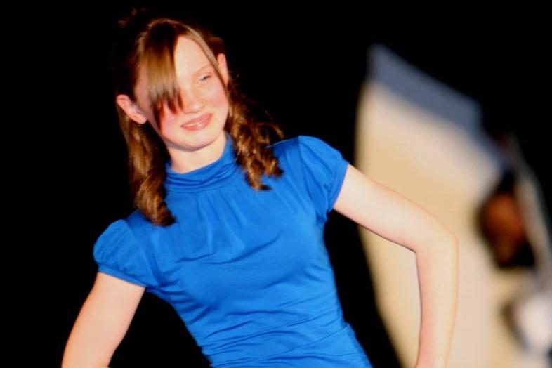 First Carrick Girls' Brigade senior Joanne modelled during the 2007 fashion show.