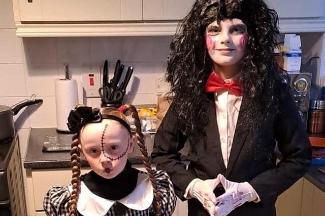 This duo definitely hit the nail on the head with these great costumes!