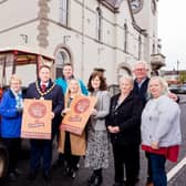 Councillor Mark Cooper, Mayor of Antrim and Newtownabbey, with the Ballyclare May Fair Working Group