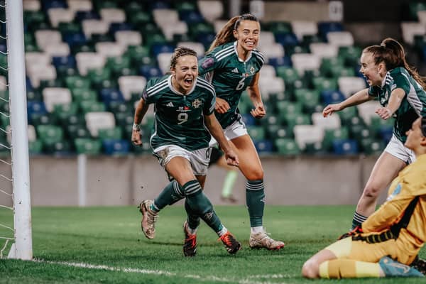 Northern Ireland International Simone Magill discusses her journey to professional football in podcast. Credit: Submitted