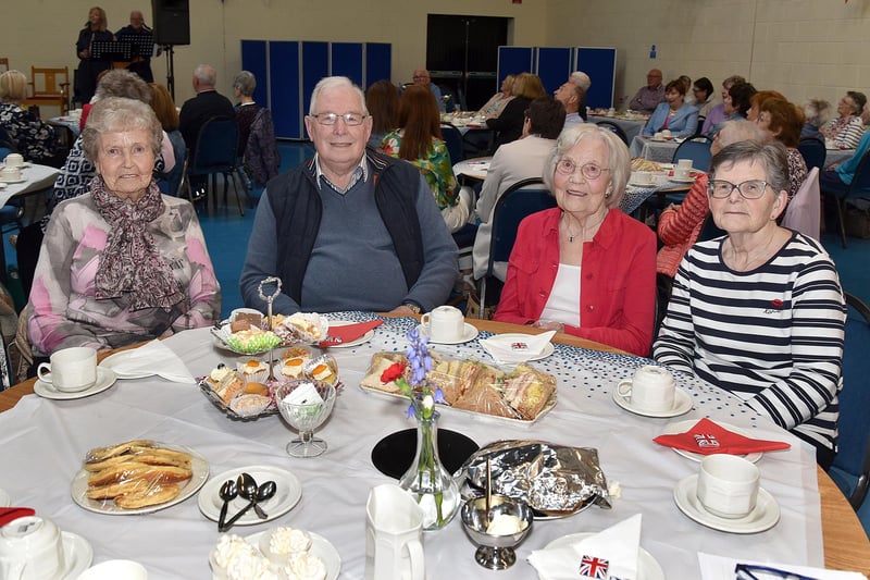 Members of the  Richhill Presbyterian Tuesday Morning Club pictured at the group's Coronation Tea event in the Church Hall on Tuesday afternoon. PT17-268.