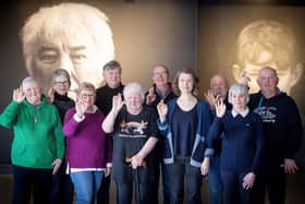 Participants at the Seamus Heaney HomePlace who took part in the recent Maura Johnston writing workshop thanks to the National Lottery. Maura is pictured front row third from left. Credit: Submitted