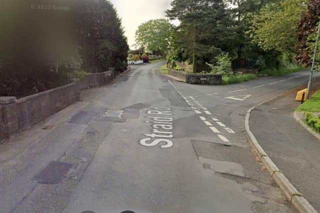 General view of New Road at its junction with Straid Road, Ahoghill. Photo: Google