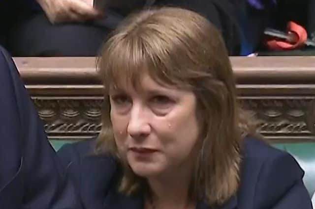 Chancellor of the Exchequer Rachel Reeves (right) crying as Prime Minister Sir Keir Starmer speaks during Prime Minister's Questions. Photo: House of Commons/UK Parliament/PA Wire