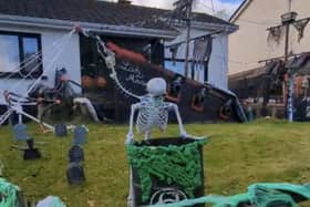 Cookstown's famous Halloween house includes a full sized pirate shop. Credit: Supplied