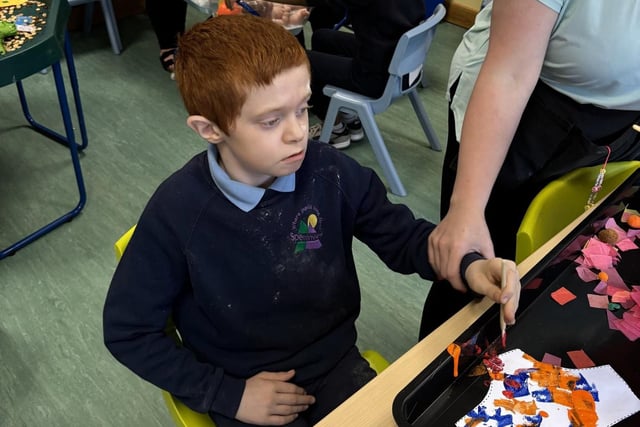 Sperrinview Special School recently taking part in NSPCC Northern Ireland's Talk PANTS fortnight.