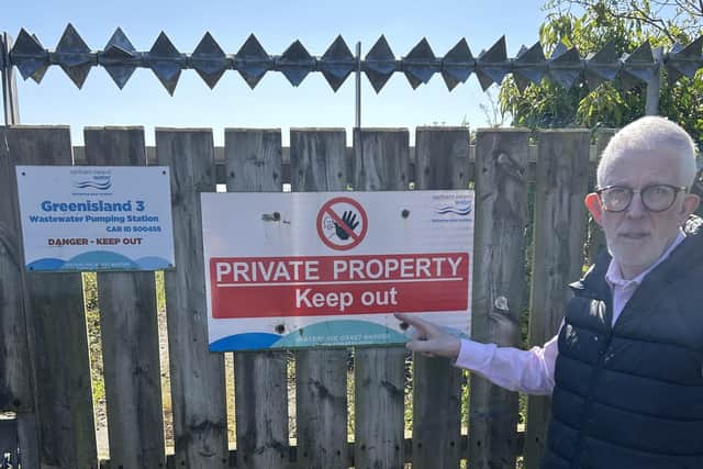 Stewart Dickson MLA at Jointure Bay, Greenisland. Picture: supplied by Stewart Dickson.