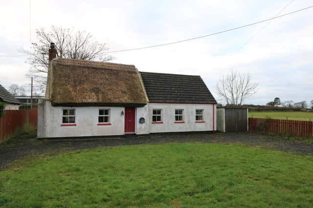 41 Old Coach Road, Templepatrick is a B1 listed cottage-style detached bungalow