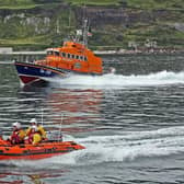 Larne RNLI's all-weather and inshore lifeboats were launched during the incident. Photo: RNLI