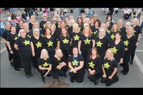 Rock Choir members from Banbridge, Craigavon, Newry and Portadown pictured on their mystery bus tour.