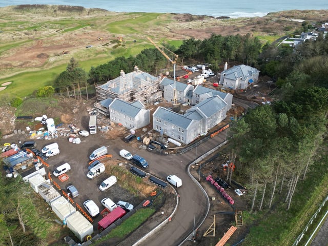 The new 5 star hotel Dunluce Lodge will create 60 new jobs for the Causeway Coast when it opens.