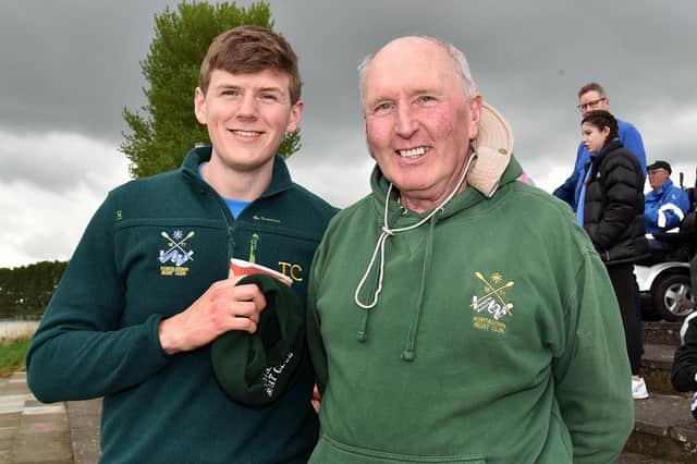 Portadown Boat Club members, Nathan Hill, left, and Paul McGleenan. PT17-232.