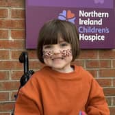 Use your head, feet and belly to help little Ballymoney girl Florrie’s family fundraise for Hospice! Credit NI Hospice